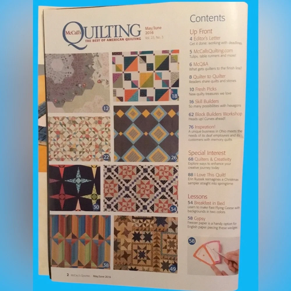 Best of American Quilting Magazine with 14 Patterns, Traditional to Trendy. NEW